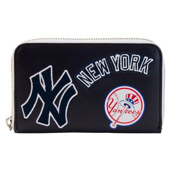 MLB NY Yankees Patches Zip Around Wallet, Image 1