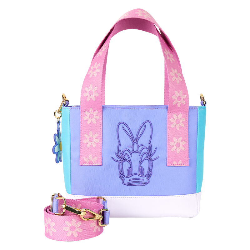 Daisy Duck 85th Anniversary Nylon Mini Tote Crossbody Bag, , hi-res view 6