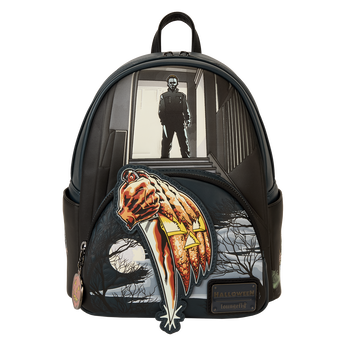 Halloween Michael Myers Jack-O'-Lantern Glow Mini Backpack, Image 1