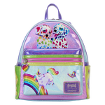 Lisa Frank Holographic Glitter Color Block Mini Backpack, , hi-res view 1