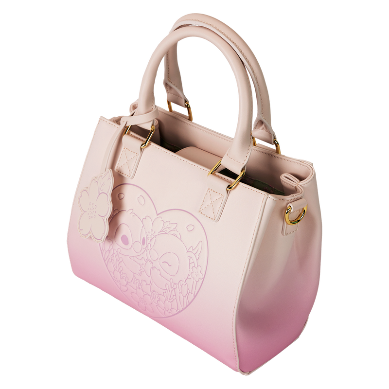 Stitch & Angel Cherry Blossom Heart Crossbody Bag, , hi-res view 5