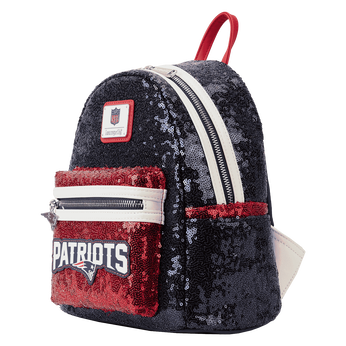 NFL New England Patriots Sequin Mini Backpack, Image 2