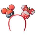 Mickey & Minnie Mouse Ornament Ear Headband, , hi-res image number 2