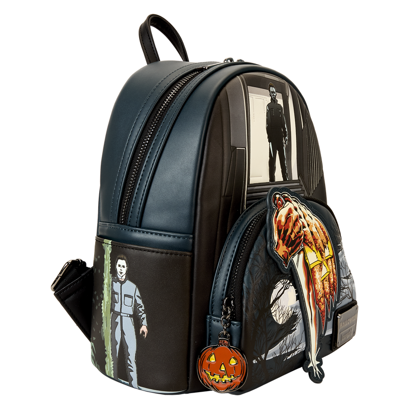 Halloween Michael Myers Jack-O'-Lantern Glow Mini Backpack, , hi-res view 6