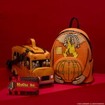 Trick 'R Treat Flaming Pumpkin Head Sam Light Up Glow Mini Backpack, , hi-res view 3