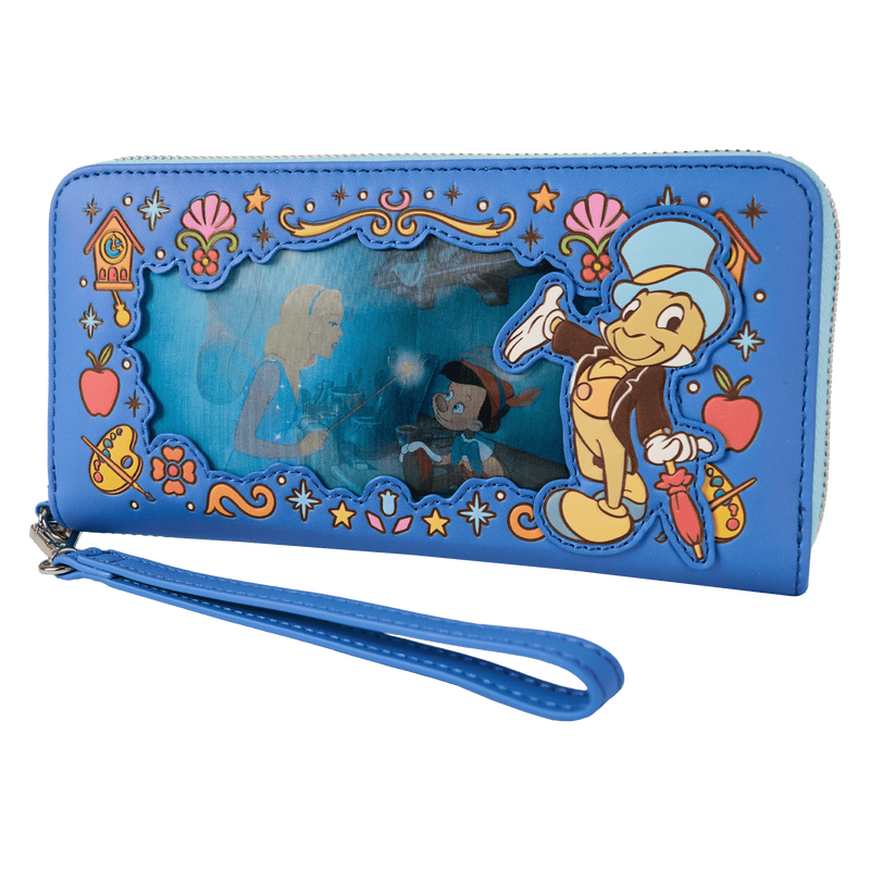 Pinocchio Exclusive Blue Fairy Lenticular Wristlet Wallet, , hi-res view 5
