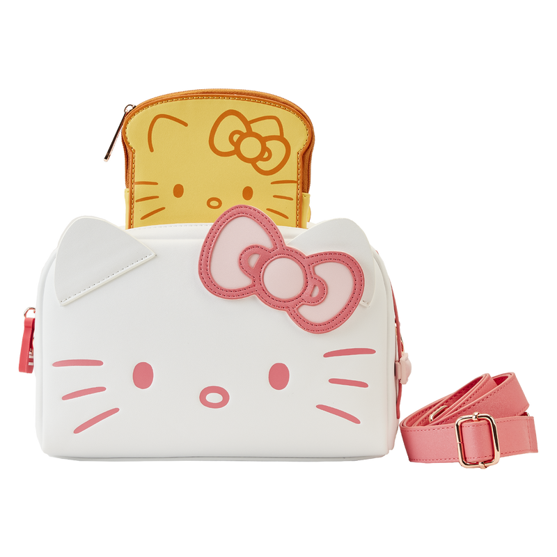 Hello Kitty Breakfast Toaster Crossbody Bag with Card Holder, , hi-res image number 1