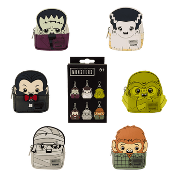 Universal Monsters Mystery Mini Backpack Keychain Charm, Image 1