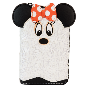 Minnie Mouse Exclusive Ghost Costume Glow Zip Around Wallet, Image 1