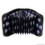 Universal Monsters Bride of Frankenstein Mask Glow Accordion Zip Around Wallet, , hi-res view 7