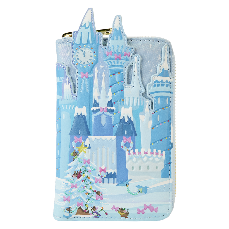 Cinderella Exclusive Holiday Castle Zip Around Wallet, , hi-res view 1