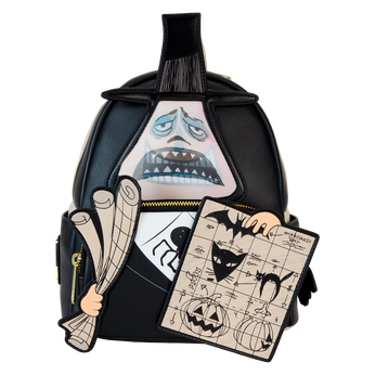 The Nightmare Before Christmas Mayor with Plans Cosplay Lenticular Mini Backpack, Image 2
