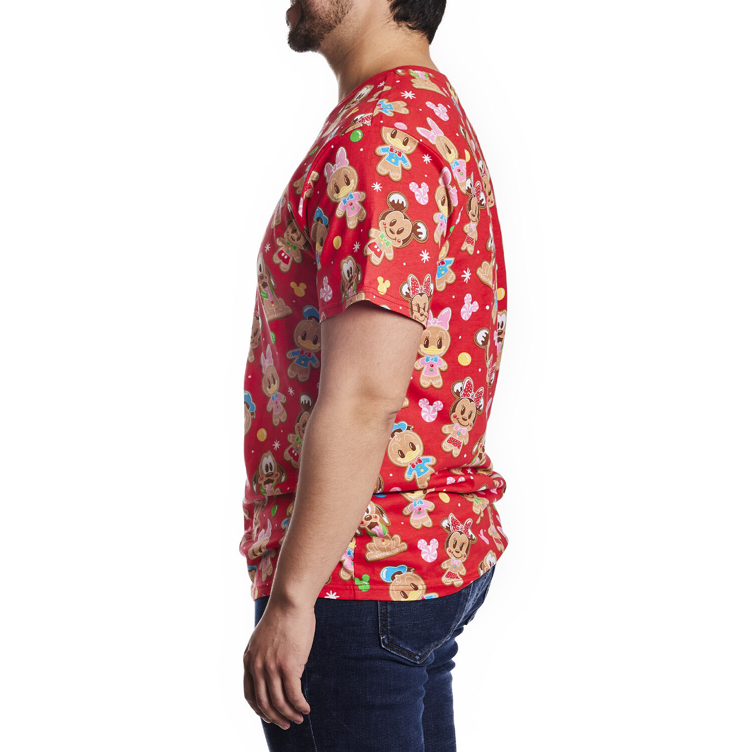 WDLFSH0053S-LFDISNEYGINGERBREADMICKEYANDFRIENDSUNISEXTEEJAMESSIDE