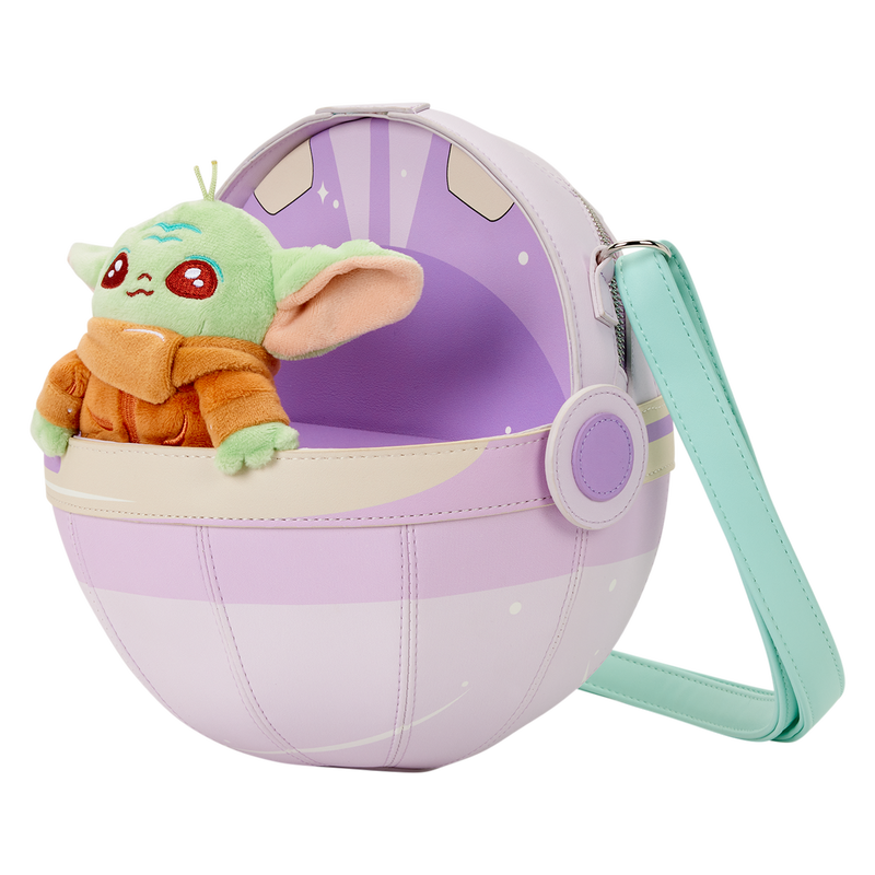 The Mandalorian Grogu Figural Pod Plush Crossbody Bag, , hi-res view 5