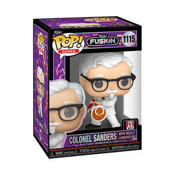 Pop! Colonel Sanders with Nugget Launcher (Funko Fusion), Image 2