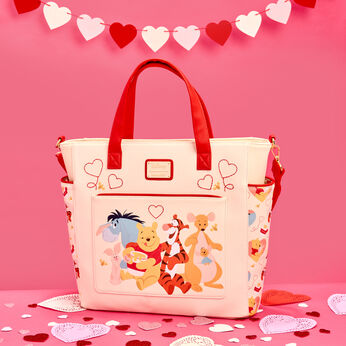 Winnie The Pooh & Friends Hearts Convertible Backpack & Tote Bag, Image 2