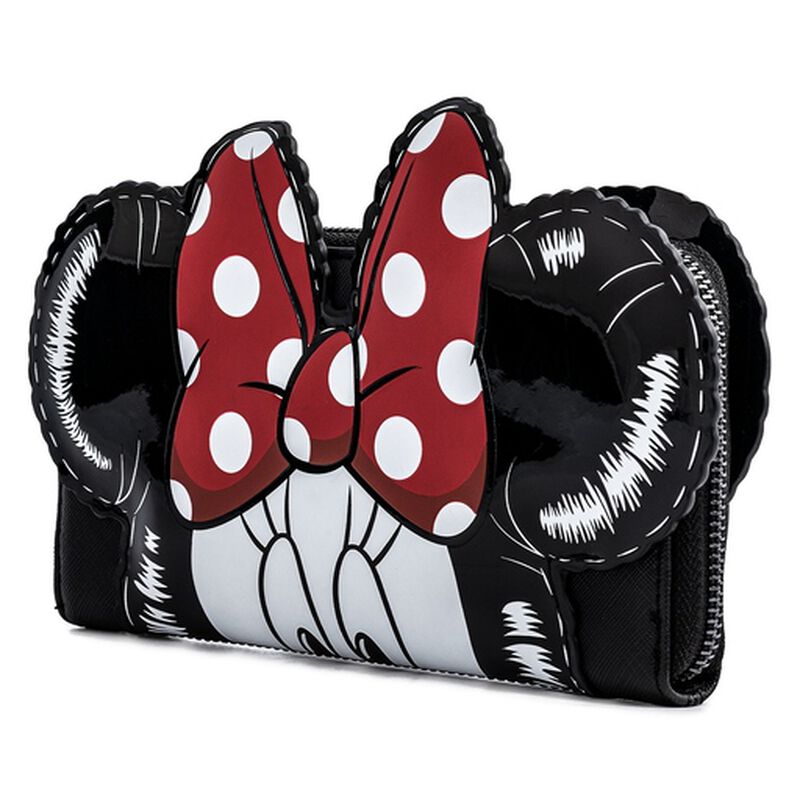 Disney Mickey & Minnie Mouse Balloon Cosplay Zip Around Wallet, , hi-res view 2