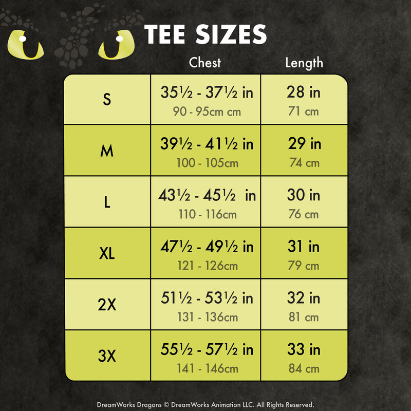 How To Train Your Dragon Night Fury Toothless Unisex Tee, , hi-res view 5