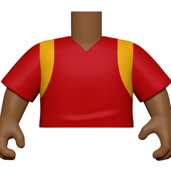 BAP: Torso- ML SK5 CRMS/GD VneckShirt(C), Image 1