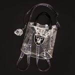 NFL Las Vegas Raiders Clear Convertible Backpack & Tote Bag, , hi-res view 2