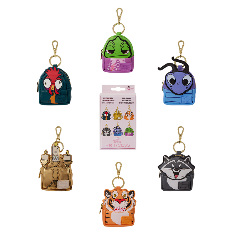 Disney Princess Sidekicks Cosplay Mystery Mini Backpack Keychain Charm, , hi-res view 1