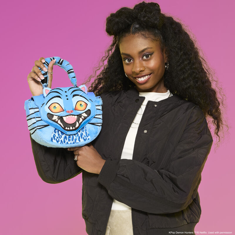 KPop Demon Hunters Derpy Glow Cosplay Crossbody Bag | Loungefly display picture 1