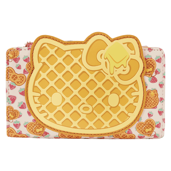 Hello Kitty Breakfast Waffle Flap Wallet,  Hello Kitty Breakfast Waffle Flap Wallet, Image 1