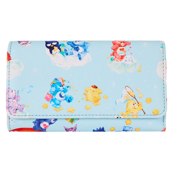 Sanrio Hello Kitty & Friends x Care Bears All-Over Print Flap Wallet, Image 1