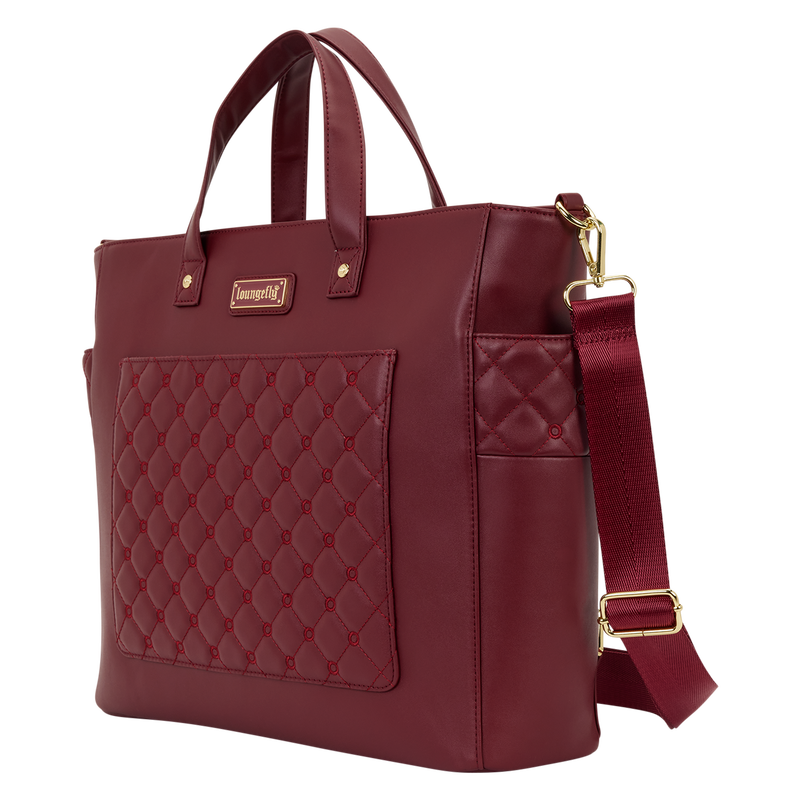 Loungefly The Mo Red Convertible Backpack & Tote Crossbody Pin Trader Bag, , hi-res view 5