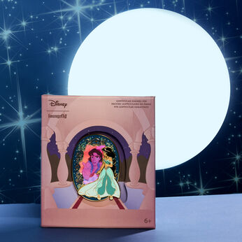 Aladdin Princess Series 3" Collector Box Lenticular Pin, Image 2