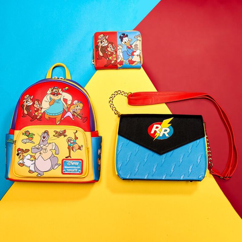 Exclusive - Disney Afternoon Cartoons Color Block Zip Around Wallet, , hi-res view 2