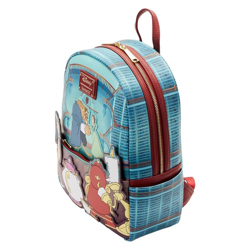 Beauty and the Beast Fireplace Scene Mini Backpack, , hi-res image number 2