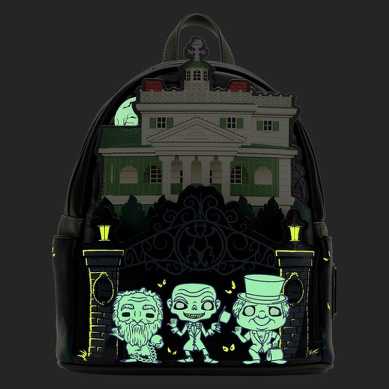 Exclusive - Funko Pop! by Loungefly Haunted Mansion Hitchhiking Ghosts Glow Mini Backpack, , hi-res image number 2