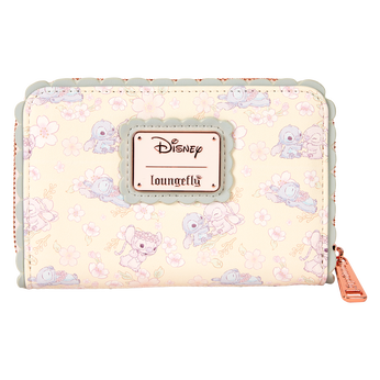 Stitch & Angel Cherry Blossom All-Over Print Zip Around Wallet, Image 1