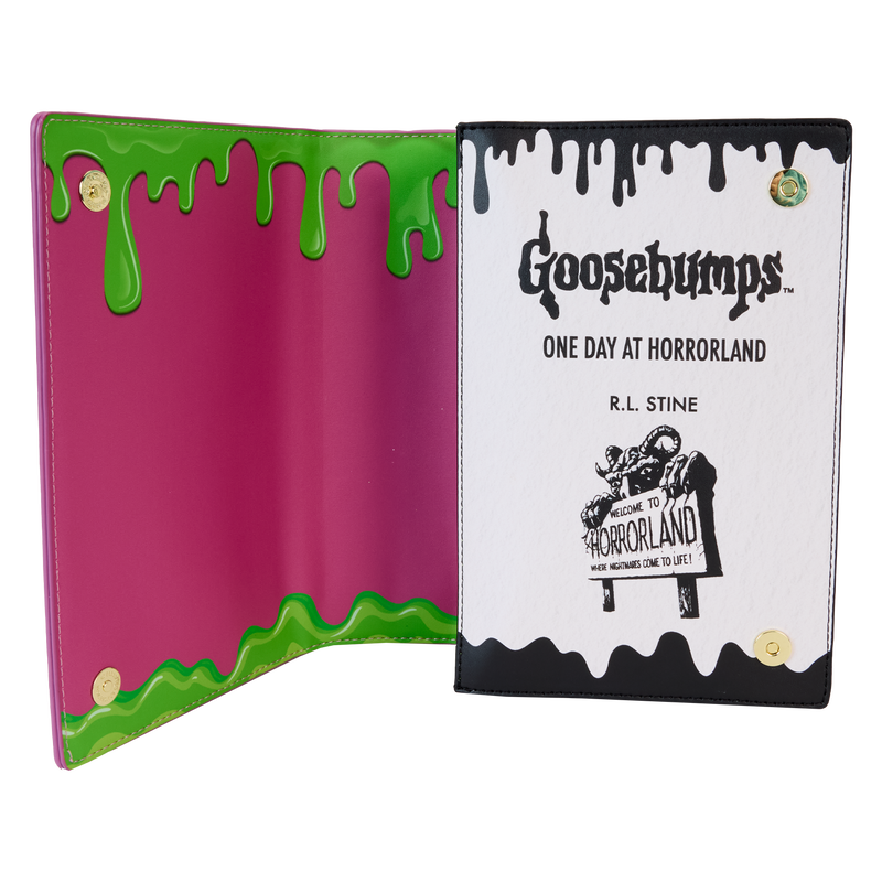 Goosebumps One Day At Horrorland Book Cover Crossbody Bag, , hi-res view 7
