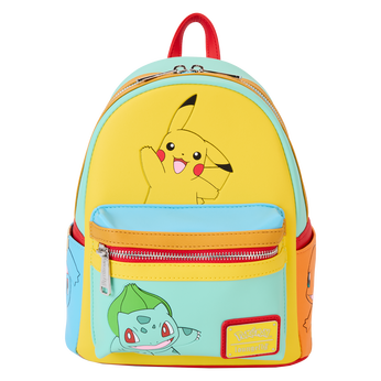 Pokémon Color Block Starters Mini Backpack, Image 1