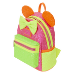 Minnie Mouse Exclusive Color Block Neon Sequin Mini Backpack, , hi-res view 5