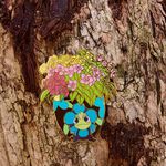 Tangled Pascal Flowers Lenticular Enamel Pin, , hi-res view 2