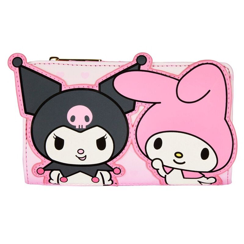 Sanrio My Melody & Kuromi Flap Wallet, , hi-res view 1