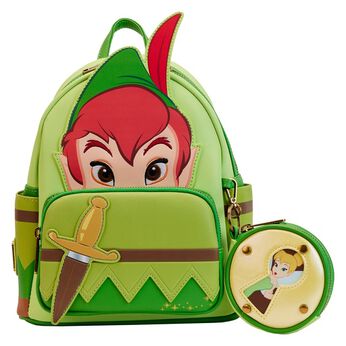 Limited Edition Exclusive - Peter Pan and Tinker Bell Cosplay Mini Backpack with Coin Purse, Image 1