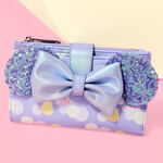 Minnie Mouse Exclusive Iridescent All-Over Print Sequin Ear Flap Wallet LFlifestyle1 view 2