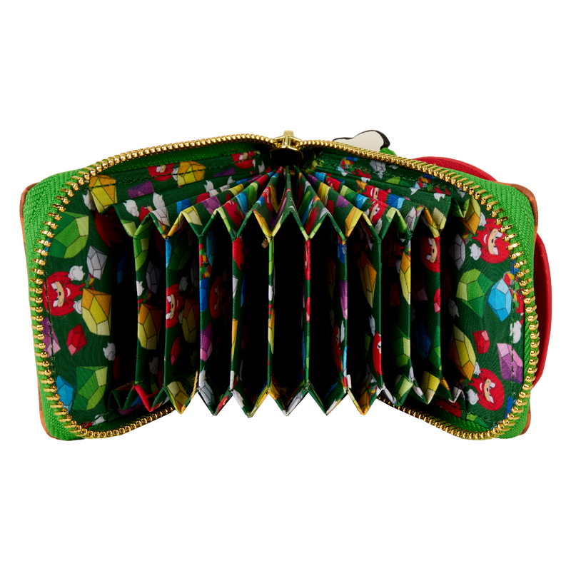Sonic The Hedgehog Limited Edition Knuckles Emerald Glitter Accordion Wallet, , hi-res view 6