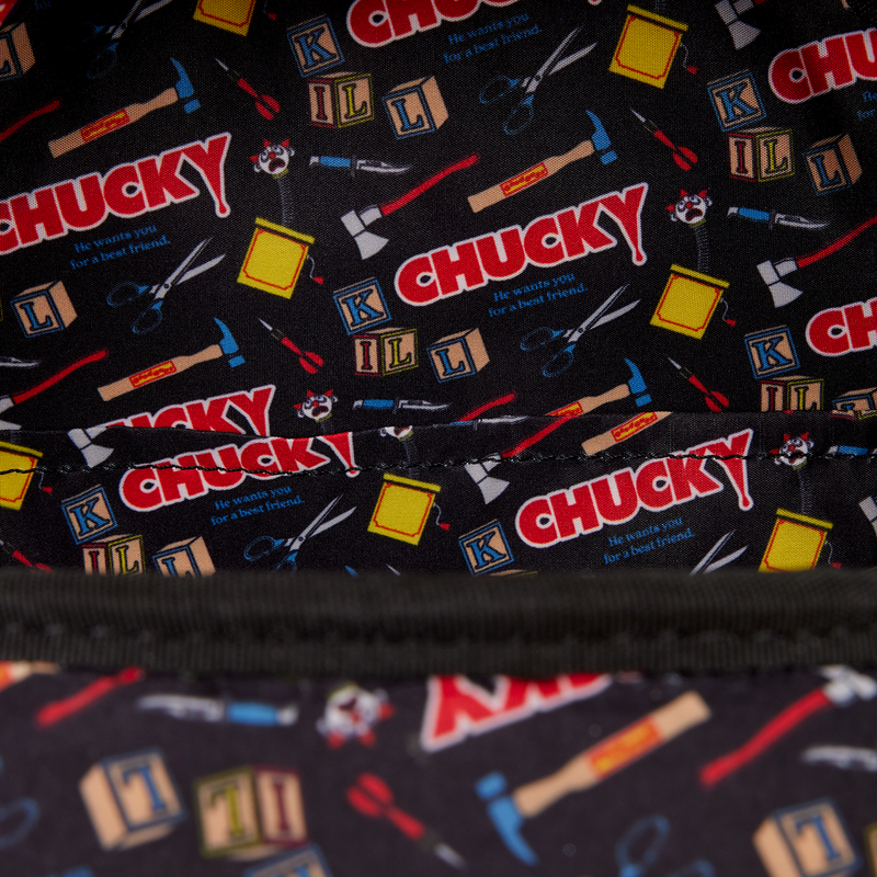 Chucky Pop-Up Clown Cosplay Mini Backpack, , hi-res view 9