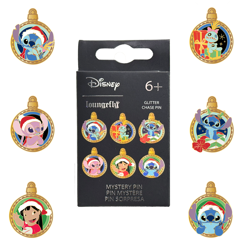 LILO AND STITCH HOLIDAY ORNAMENTS MYSTERY BOX PINS - DISNEY, , hi-res view 1