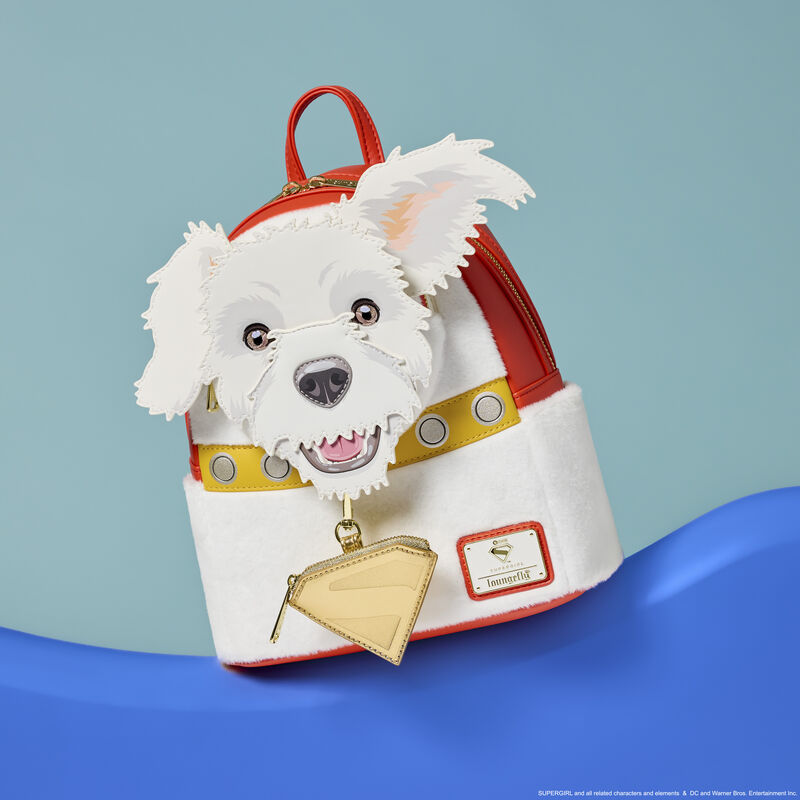 Supergirl Krypto Cosplay Mini Backpack | Loungefly display picture 2