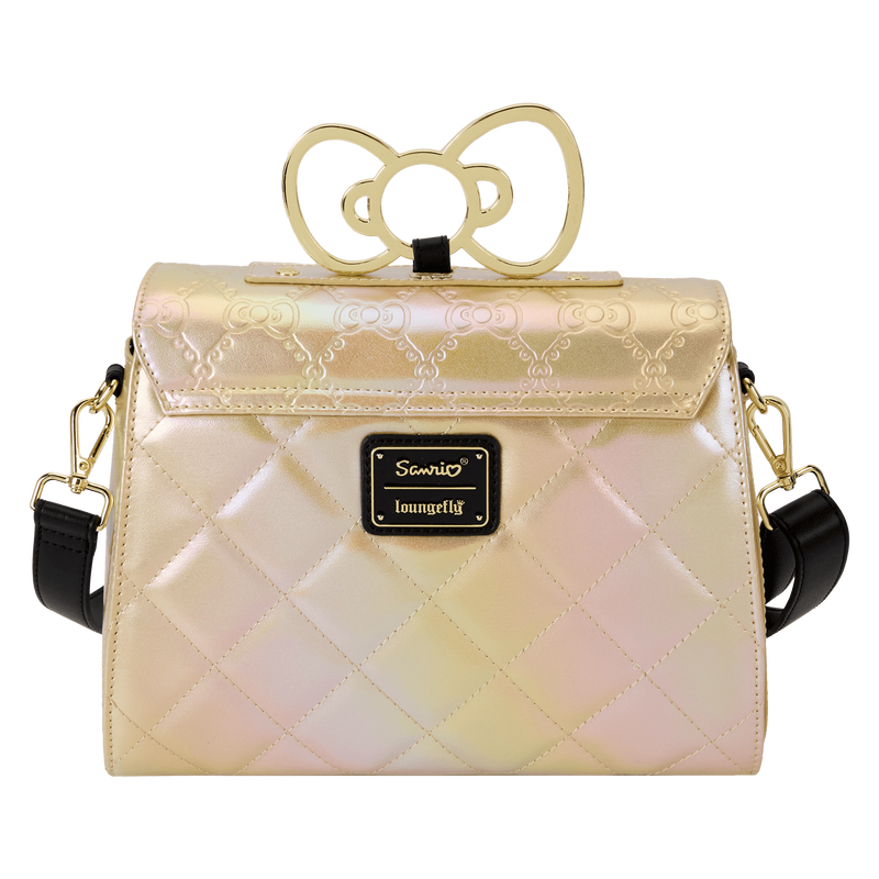 Sanrio Hello Kitty 50th Anniversary Metallic Gold Crossbody Bag, , hi-res view 6