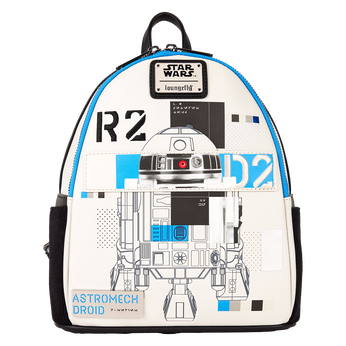Star Wars: The Power of the Force R2-D2 Astromech Droid Light Up Mini Backpack, Image 1