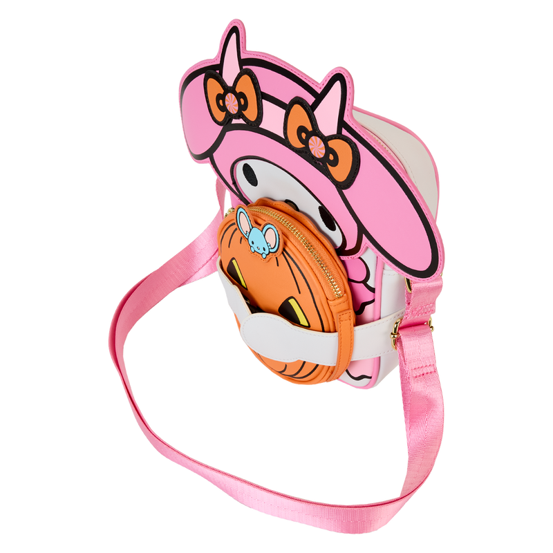 Sanrio My Melody Pumpkin Crossbuddies® Cosplay Crossbody Bag with Coin Bag, , hi-res view 6