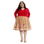 Stitch Shoppe Disney Gingerbread Friends Sandy Skirt, , hi-res view 12