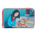 Mulan Princess Scene Zip Around Wallet, , hi-res image number 1